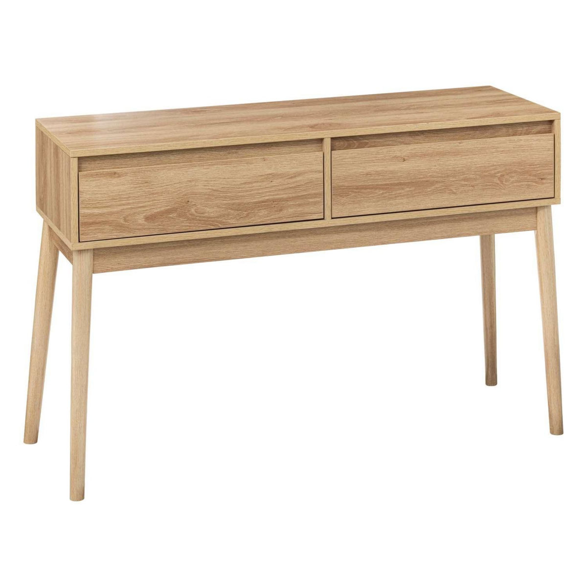 FIVE Console 2 tiroirs Liam en bois - Marron