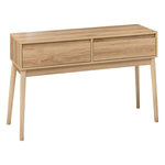 FIVE Console 2 tiroirs Liam en bois - Marron