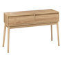 Voir la diapositive 1 : FIVE Console 2 tiroirs Liam en bois - Marron