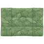 Voir la diapositive 2 : VIDAXL Coussin de palette a motif de feuilles 120x80x12 cm Tissu