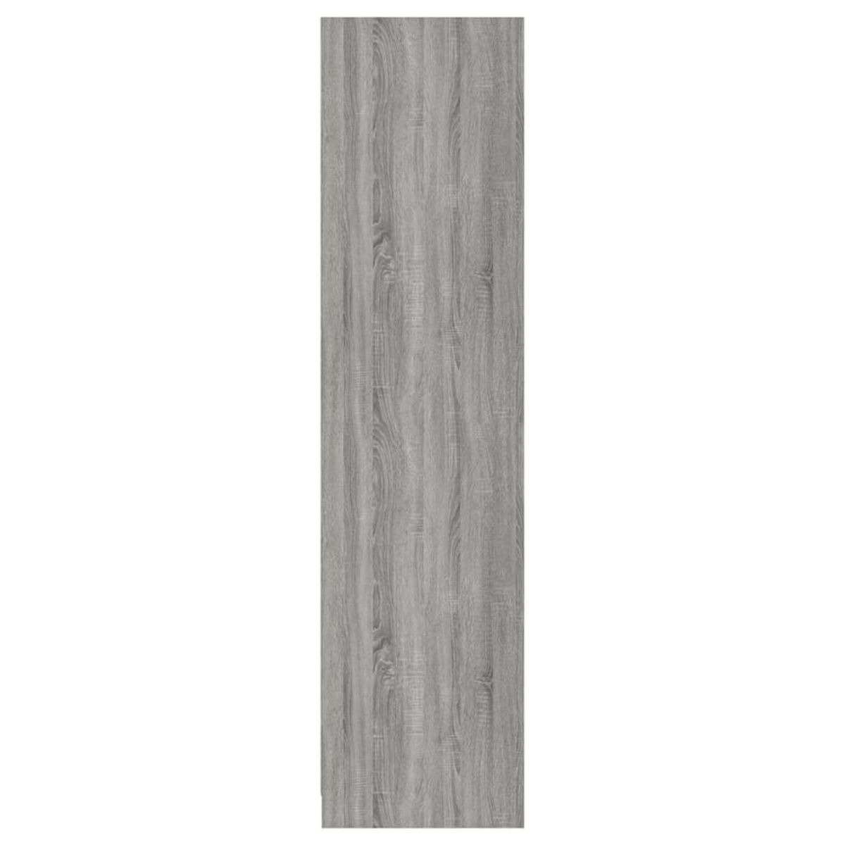 VIDAXL Armoire avec tiroirs Sonoma gris 50x50x200 cm Bois d'ingenierie