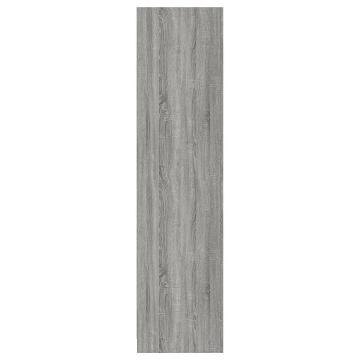 VIDAXL Armoire avec tiroirs Sonoma gris 50x50x200 cm Bois d'ingenierie