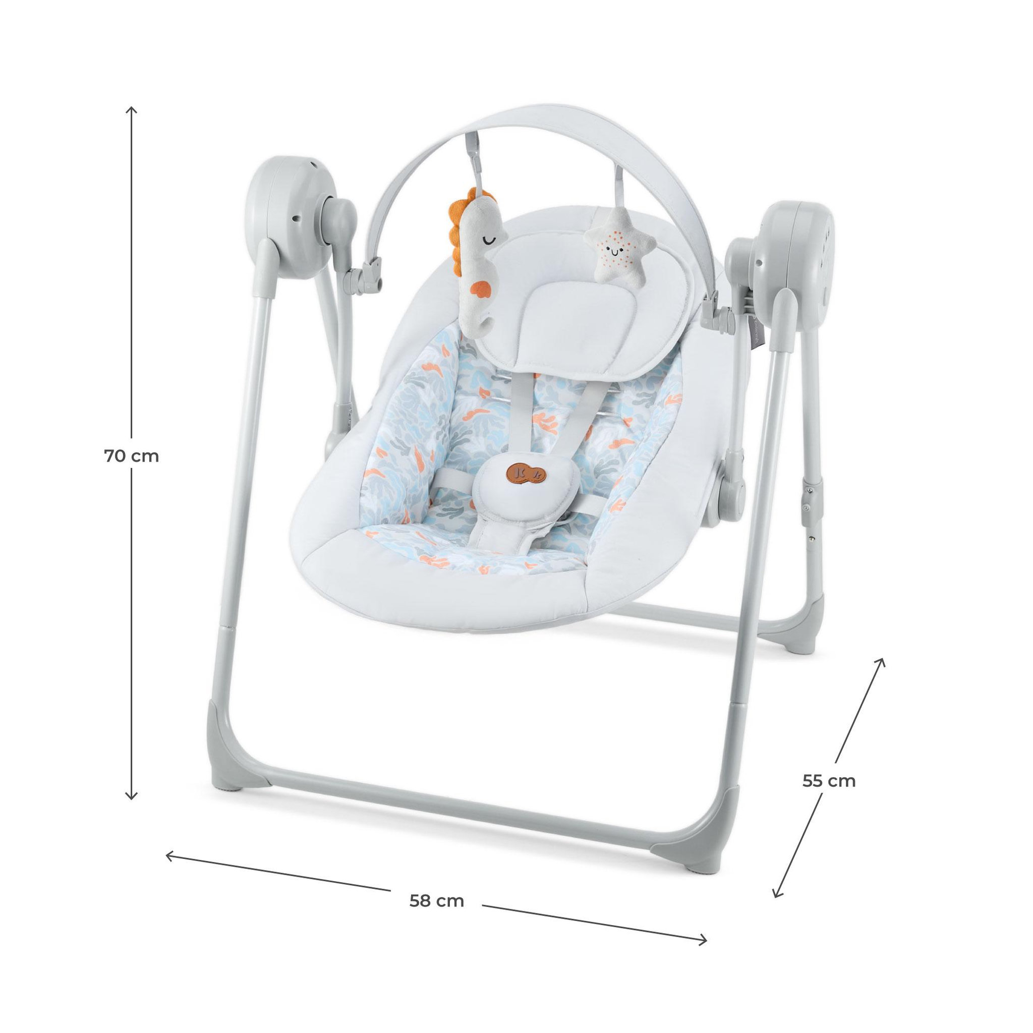 Voir la diapositive 6 : KINDERKRAFT Balancelle transat électrique pour bébé