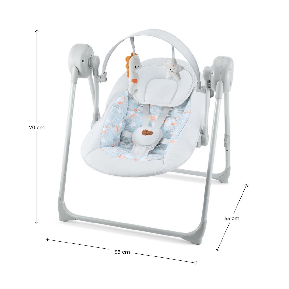 KINDERKRAFT Balancelle transat électrique pour bébé