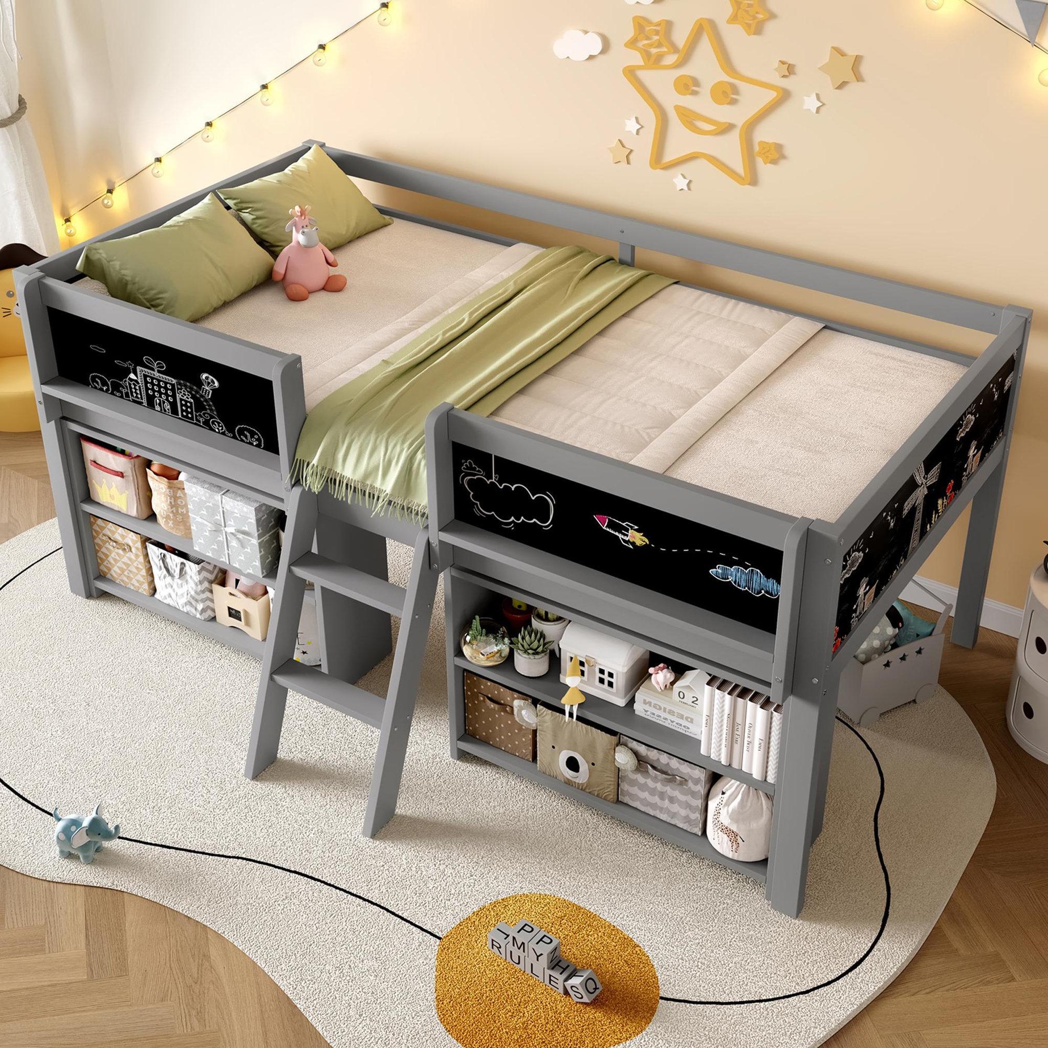 Voir la diapositive 5 : MERAX Lit mezzanine enfant