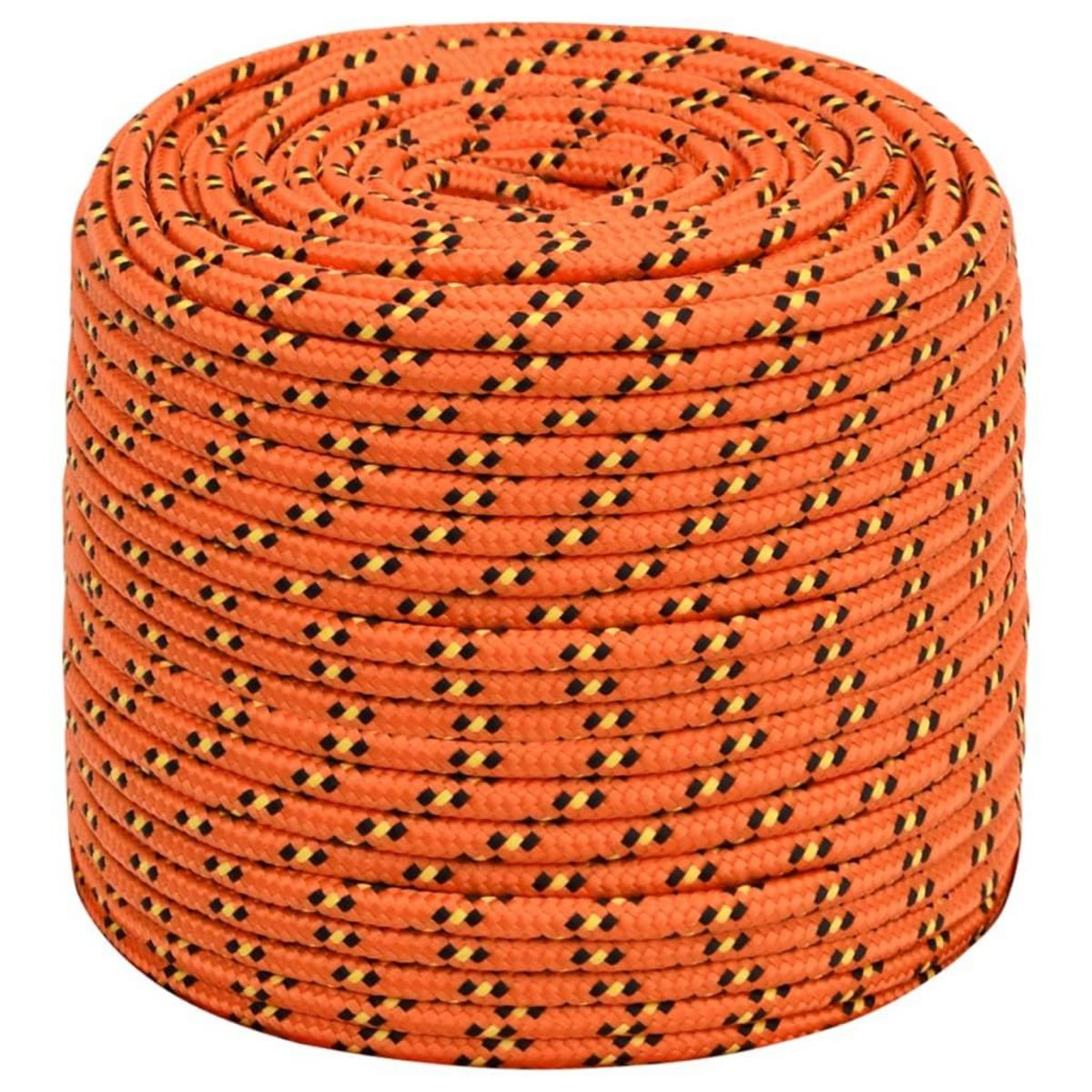VIDAXL Corde de bateau Orange 8 mm 500 m Polypropylene