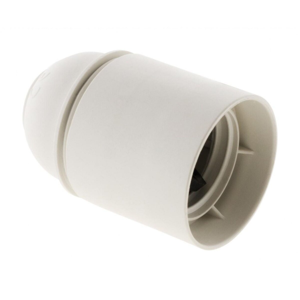 CENTRALE BRICO Douille E27 plastique lisse blanc HBF