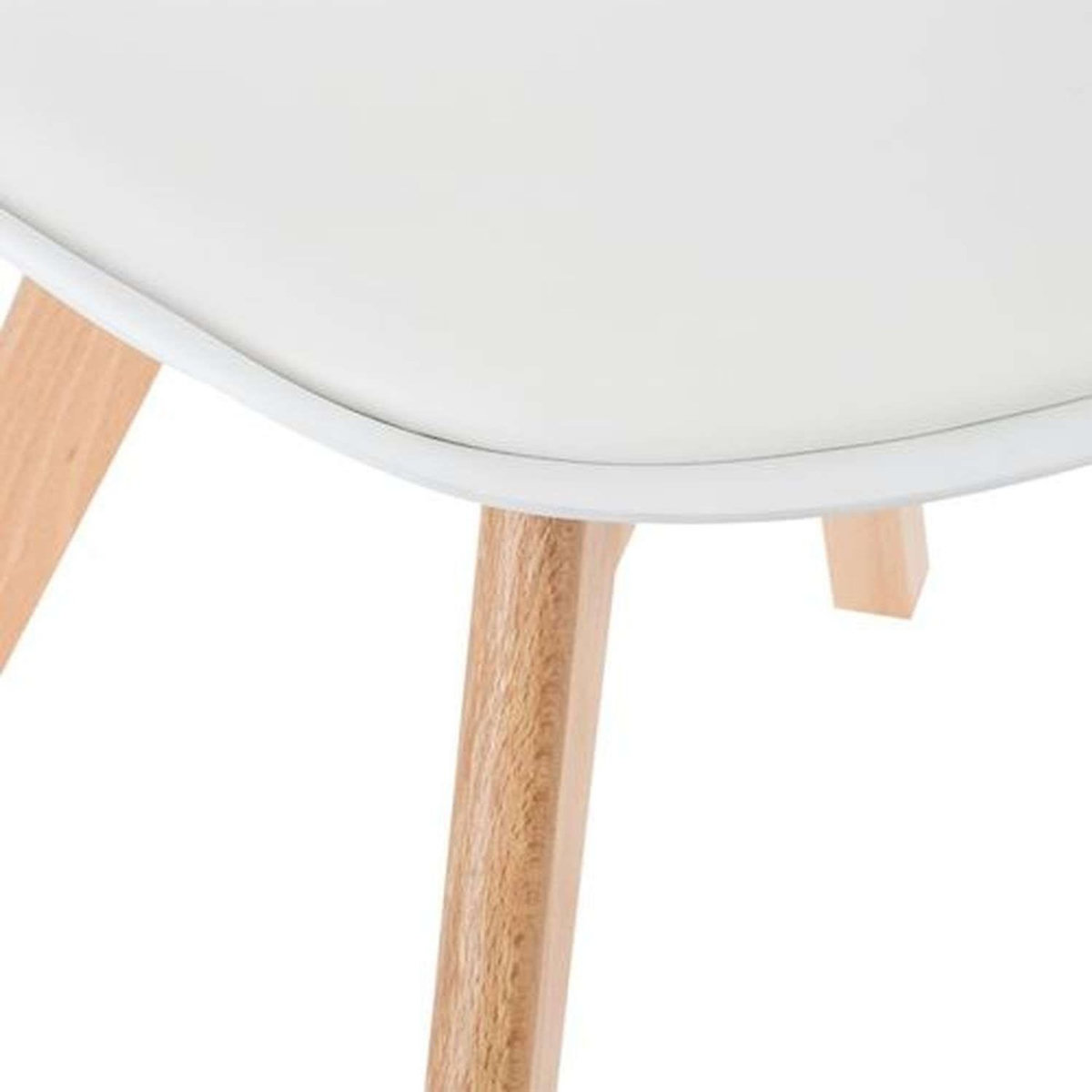 TOILINUX Lot de 4 chaises design scandinave BAYA