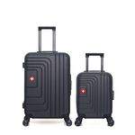 SWISS KOPPER SWISS KOPPER - LOT DE 2 - Valises weekend et cabine XXS RUTI. Coloris disponibles : Orange, Rouge, Vert