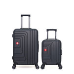 SWISS KOPPER SWISS KOPPER - LOT DE 2 - Valises weekend et cabine XXS RUTI. Coloris disponibles : Vert, Orange