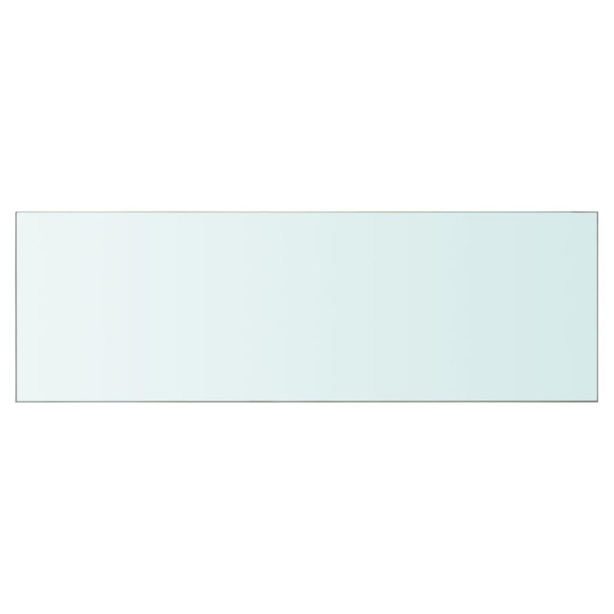 VIDAXL Panneau pour etagere Verre transparent 90 x 30 cm