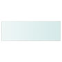 Voir la diapositive 2 : VIDAXL Panneau pour etagere Verre transparent 90 x 30 cm