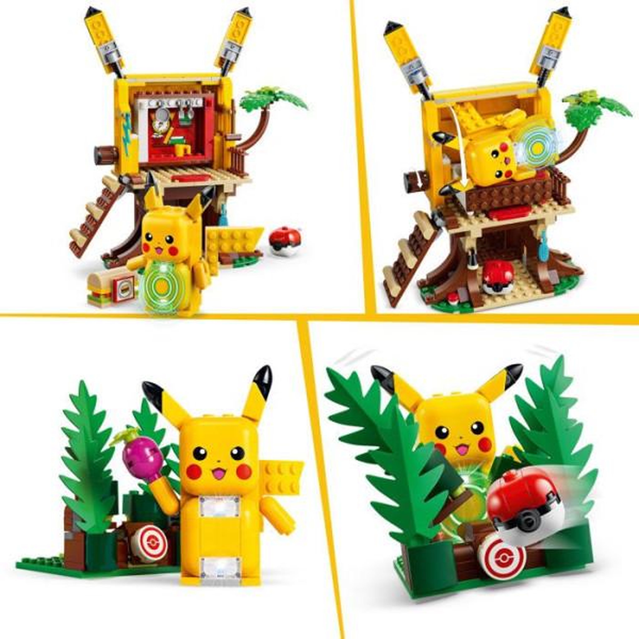 Voir la diapositive 4 : LEGO LEGO Pokémon 72164 - Set de construction SMART Play™ - Pikachu, Cabane d'entraînement - Set Tout-en-un - Des 7 ans
