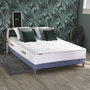 Voir la diapositive 3 : IDLITERIE Ensemble BELLAGIO 2, matelas mémoire de forme, sommier et couette