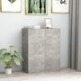 Voir la diapositive 1 : VIDAXL Buffet Gris beton 60x30x75 cm Bois d'ingenierie