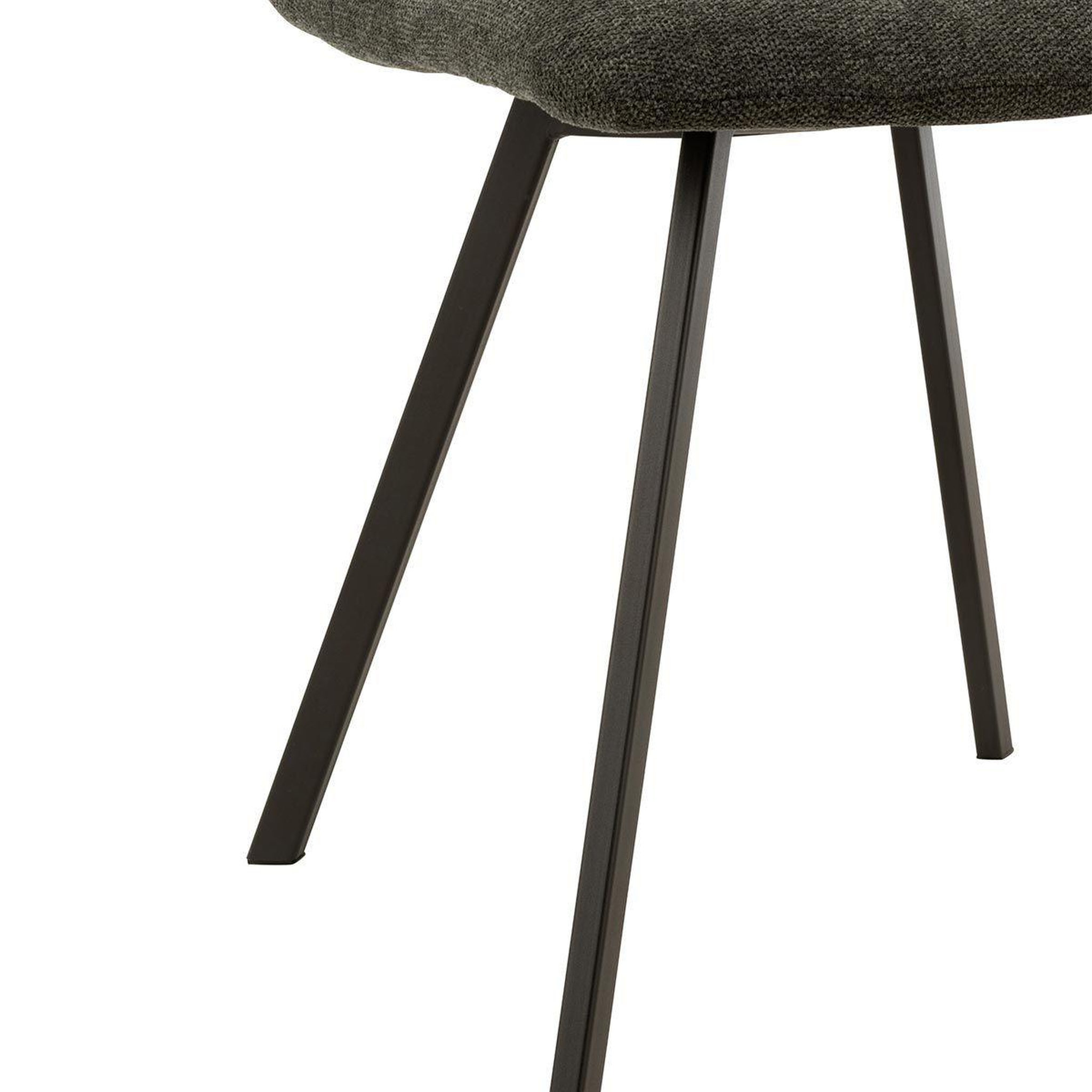 Voir la diapositive 6 : J-LINE Chaise design  babette  90cm gris foncé