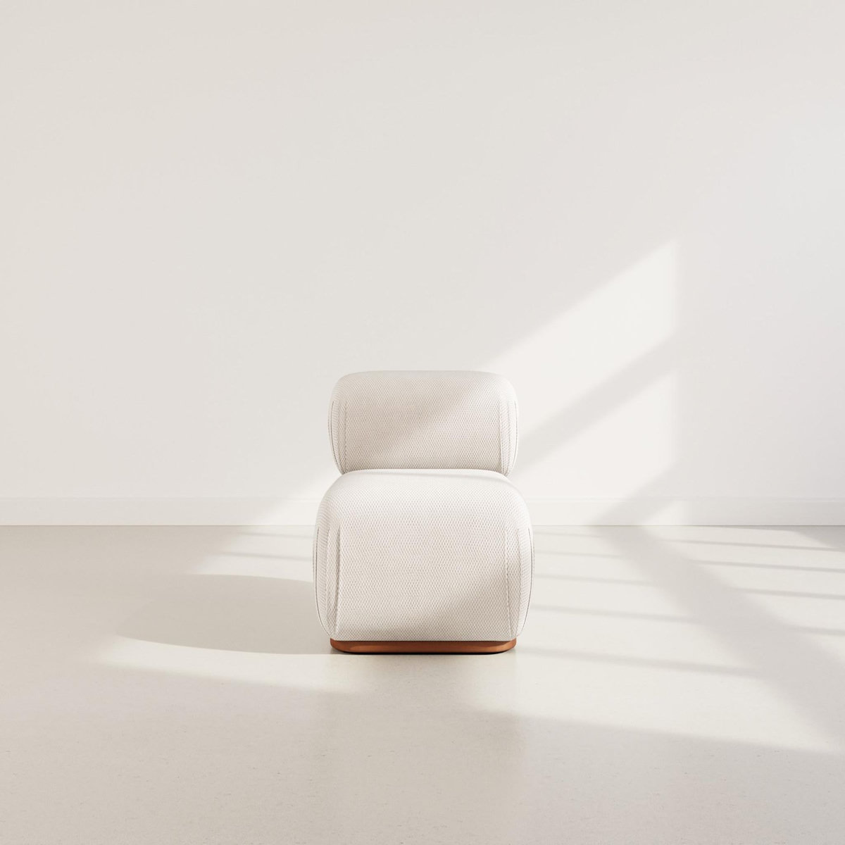 LISA DESIGN Penelope - module d'assise en velours texturé