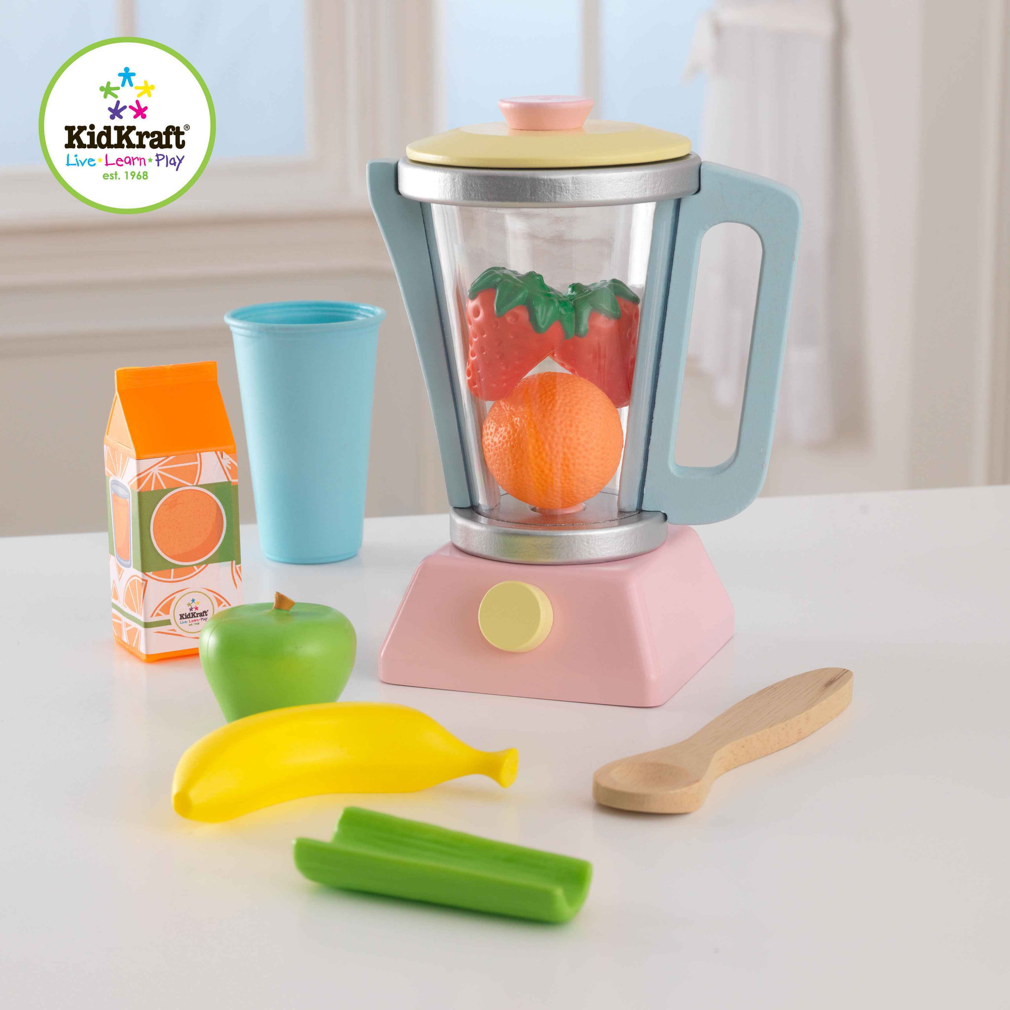 Voir la diapositive 2 : Kidkraft Set robot espresso en bois avec légumes et fruits