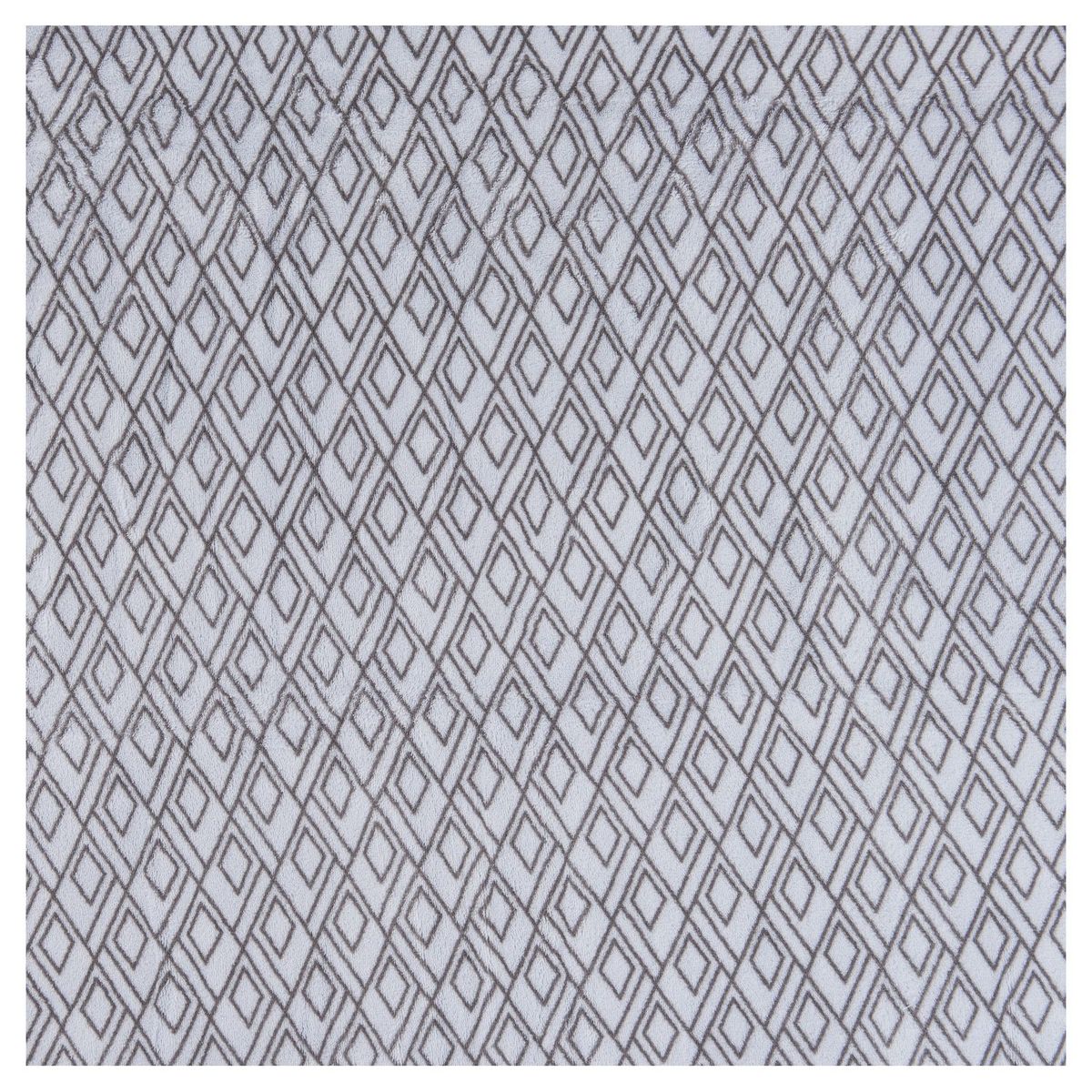 Plaid coral fantaisie motifs losanges VILLADECO ZAHAR