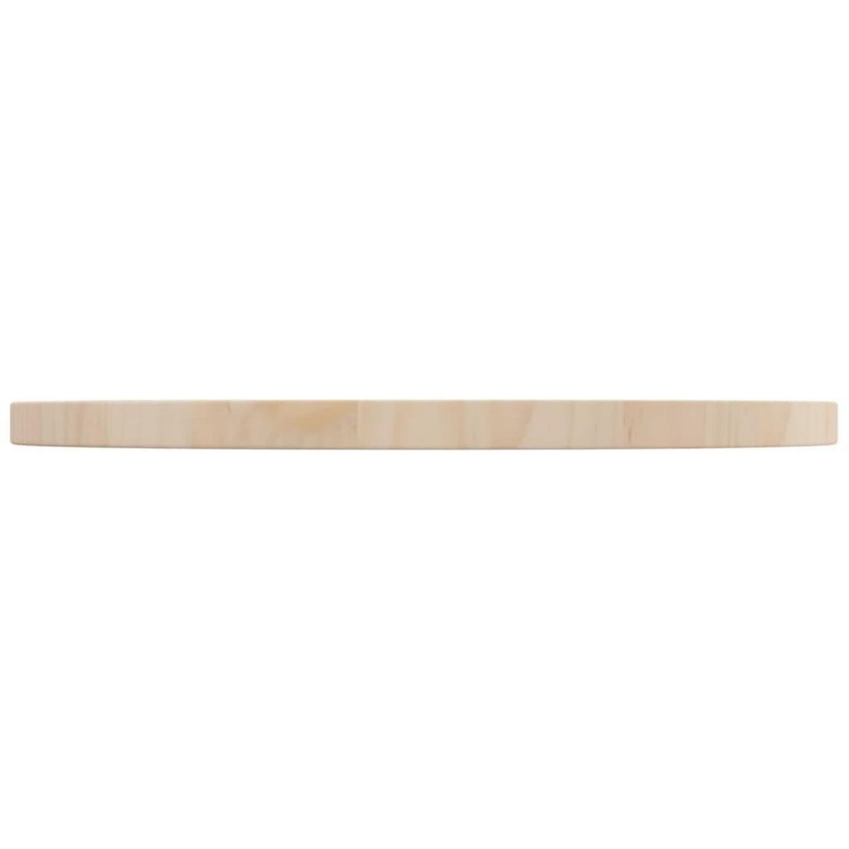 VIDAXL Dessus de table Ø50x2,5 cm Bois de pin massif