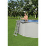Voir la diapositive 2 : BESTWAY Piscine hors sol acier ronde - 4,6 x 1,20 m -  HYDRIUM