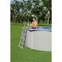 Voir la diapositive 2 : BESTWAY Piscine hors sol acier ronde - 4,6 x 1,20 m -  HYDRIUM
