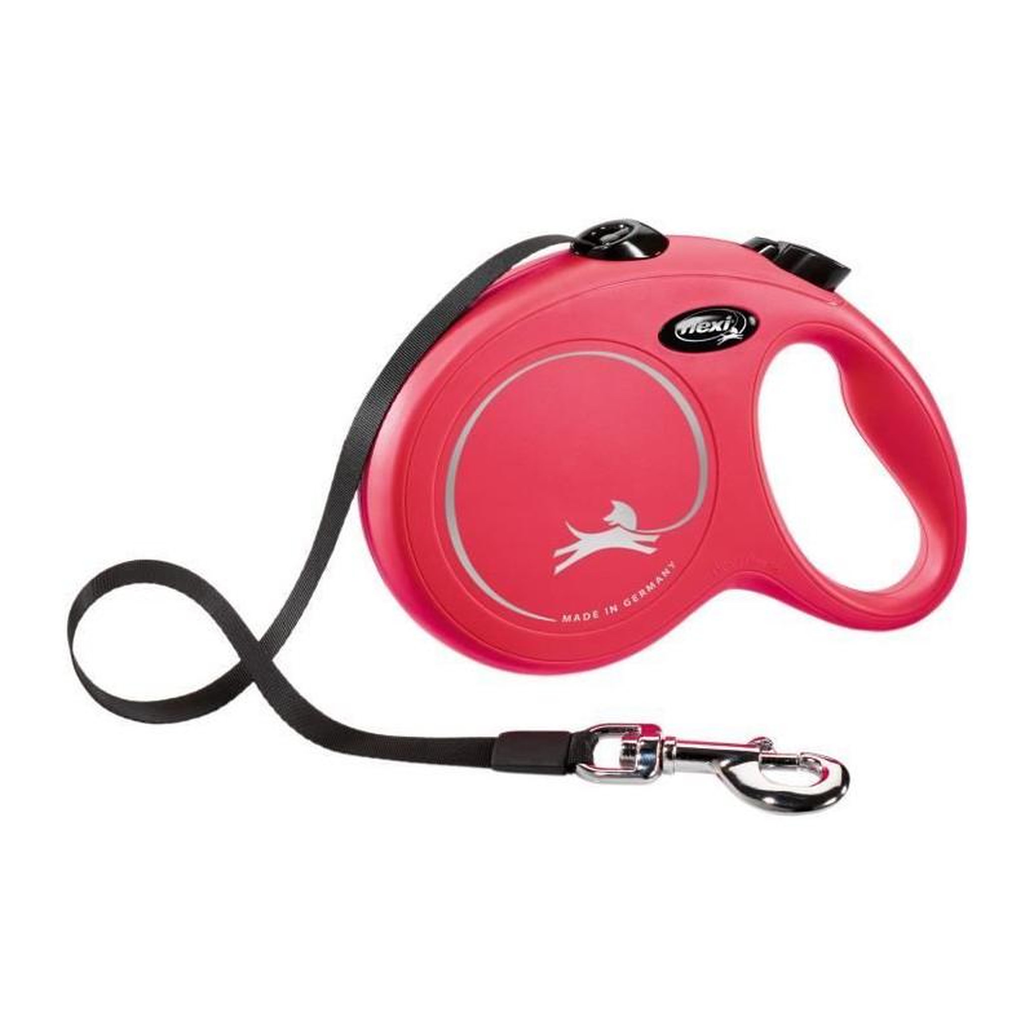 Flexi Laisse sangle TRIXIE flexi New CLASSIC - Taille L - 5 m - Rouge