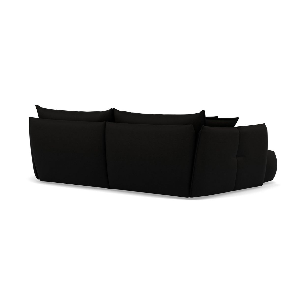 LISA DESIGN Cassiopee - canapé d'angle gauche 4 places en tissu texturé