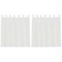 Voir la diapositive 2 : VIDAXL Rideaux en voile avec passe-tringles 2 pcs blanc