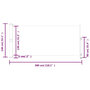 Voir la diapositive 6 : VIDAXL Auvent lateral retractable de patio 140x300 cm Creme