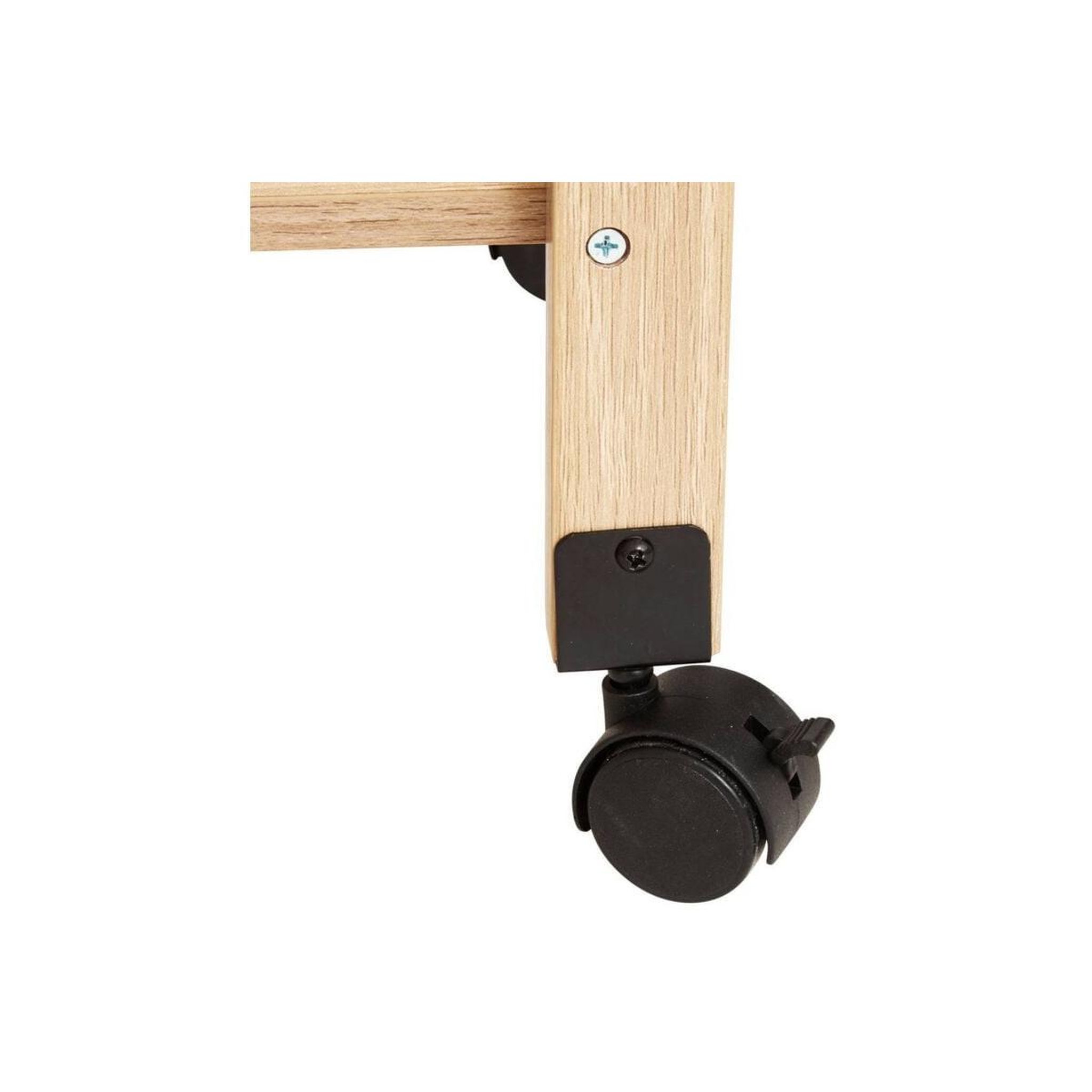Voir la diapositive 2 : FIVE Desserte salle de bain 3 niveaux  abana  80cm naturel