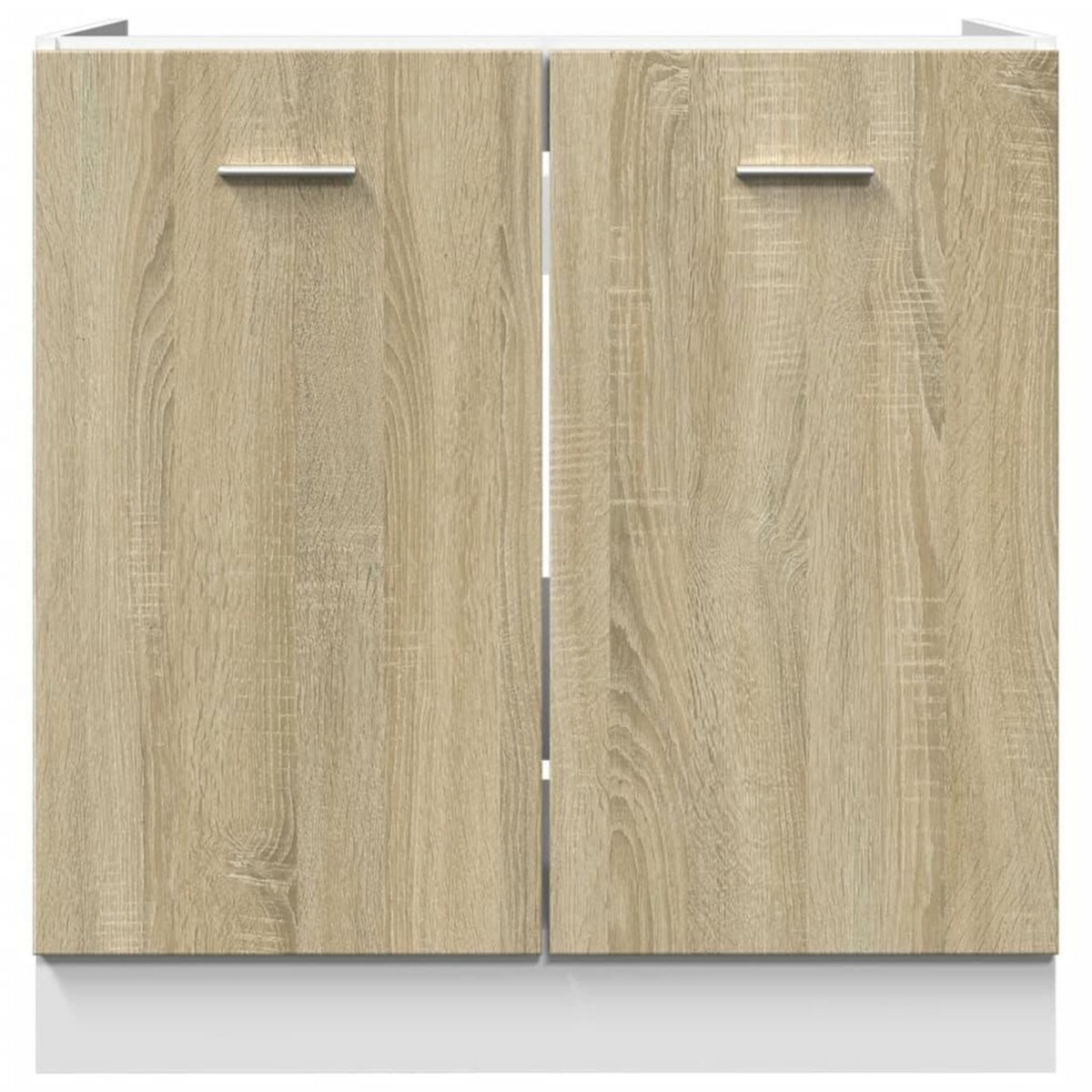 VIDAXL Armoire basse chene sonoma 80x46x81,5 cm bois d'ingenierie