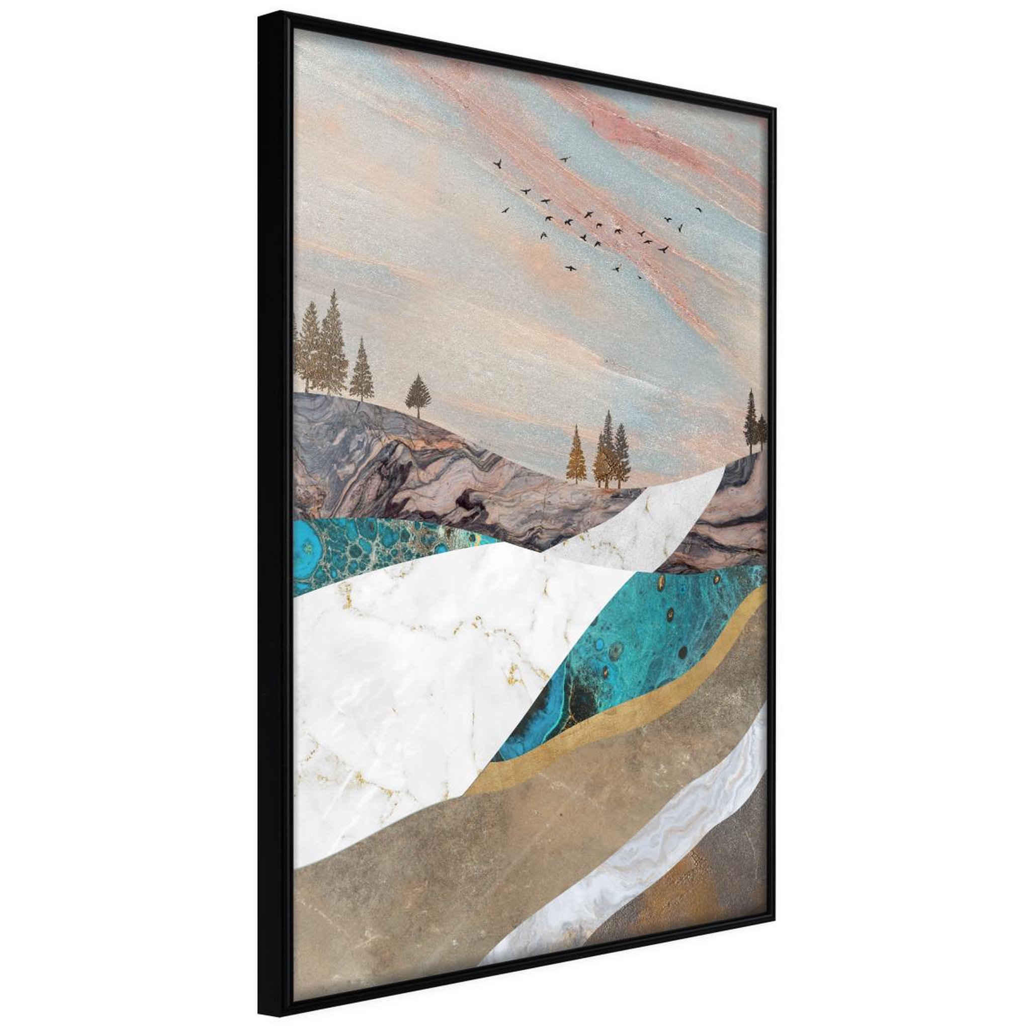 Paris Prix Affiche Murale Encadrée  Painted Landscape