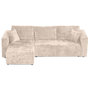 Voir la diapositive 4 : BEST MOBILIER Topaze - canapé d'angle réversible 4 places convertible avec coffre en velours à relief texturé
