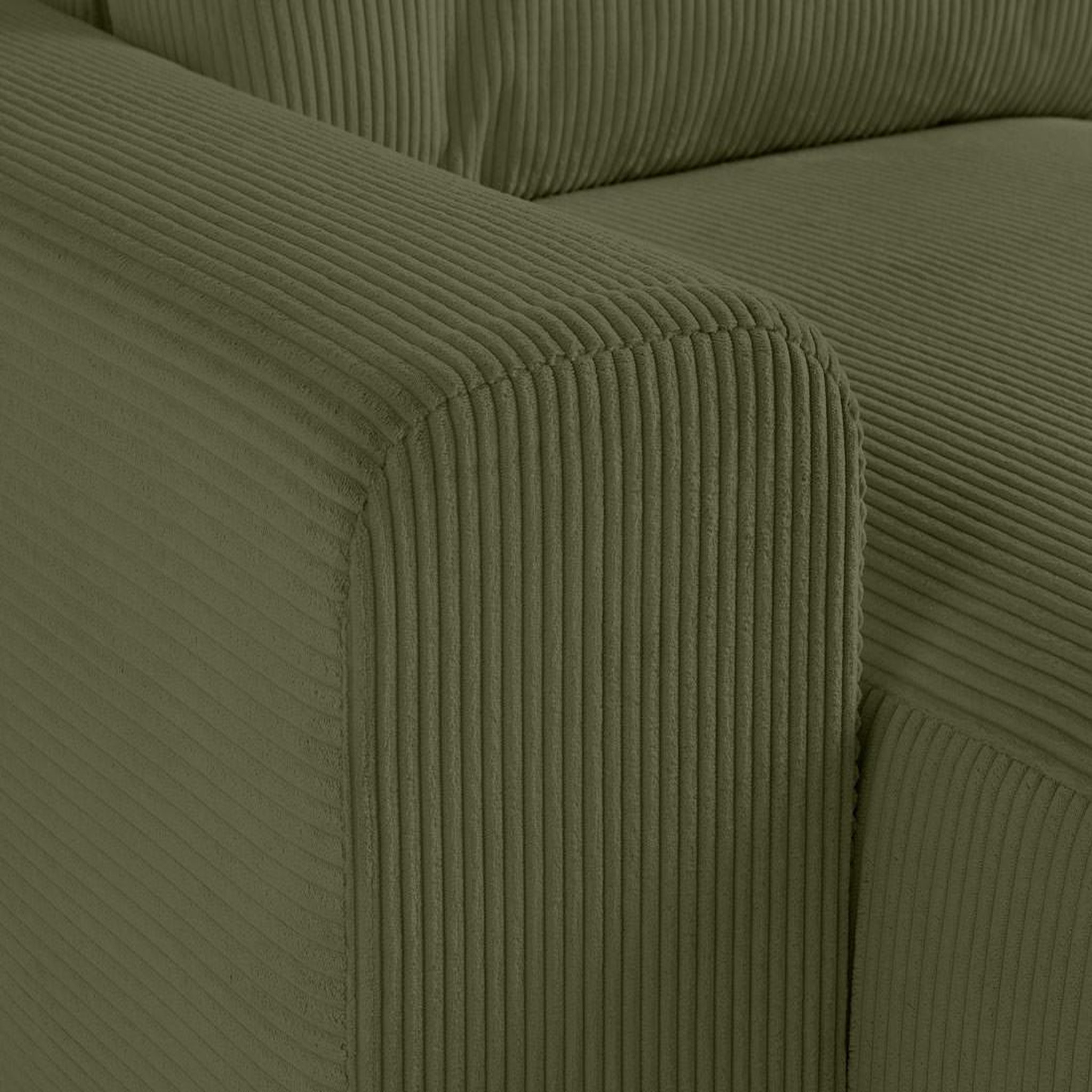Voir la diapositive 4 : BEST MOBILIER Garance - canapé modulable d'angle droit - 8 places - en velours côtelé