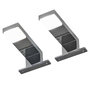 Voir la diapositive 2 : VIDAXL Spots vers le bas pour miroir 2 pcs 2 W Blanc froid