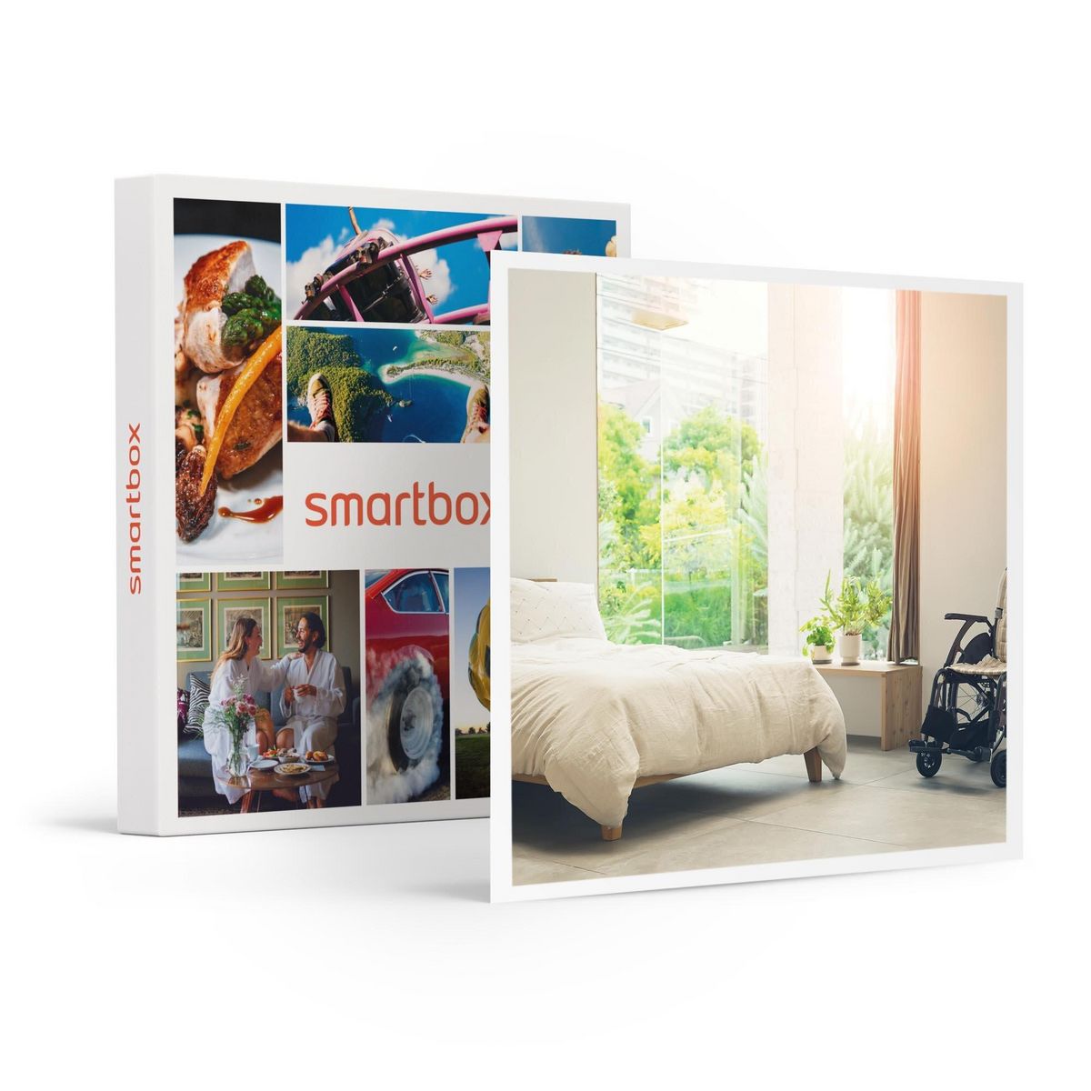 Smartbox Séjour de 2 jours en hôtel avec accès aux personnes à mobilité réduite - Coffret Cadeau Séjour