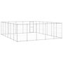 Voir la diapositive 4 : VIDAXL Chenil exterieur Acier galvanise 36,3 m²