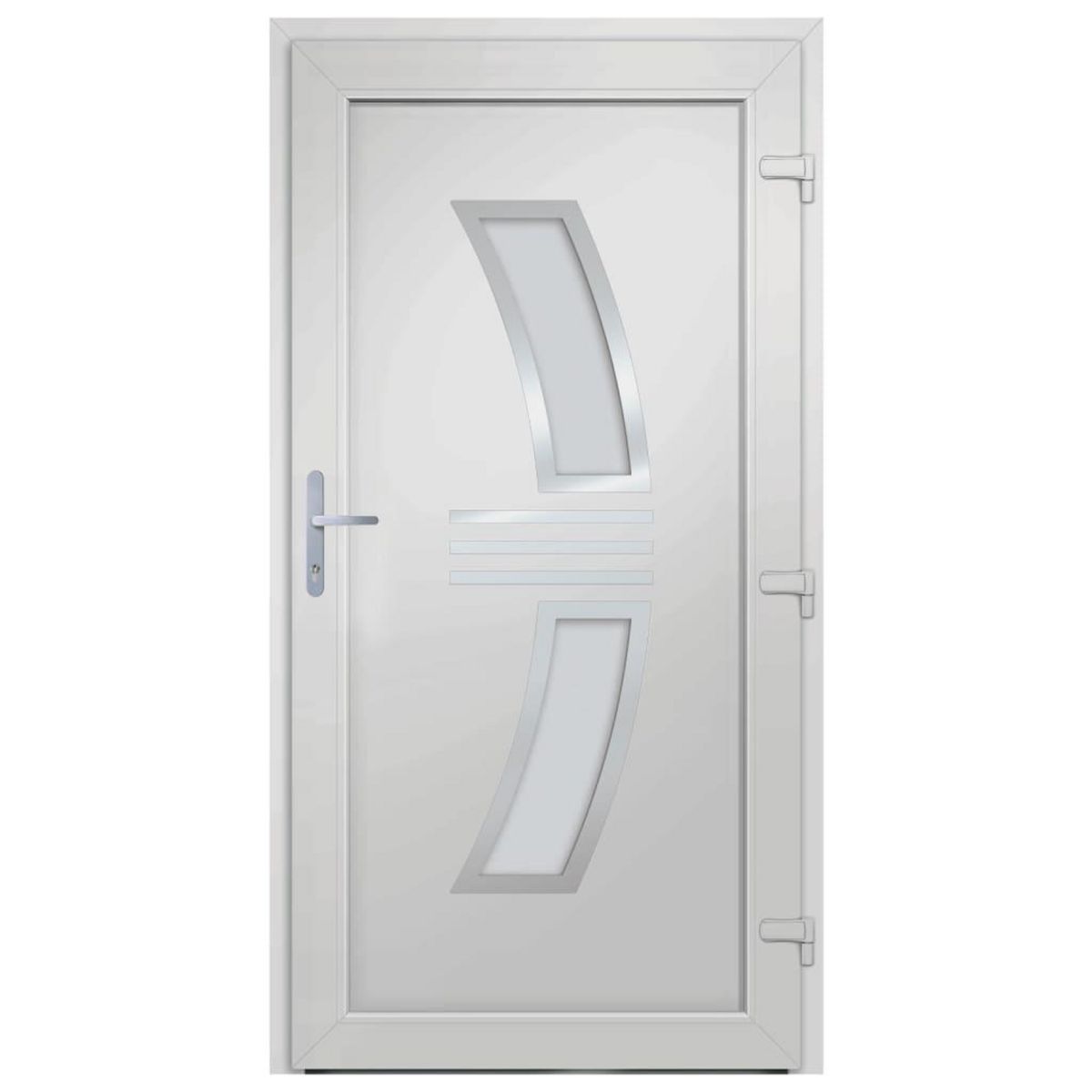 VIDAXL Porte d'entree Blanc 98x208 cm PVC