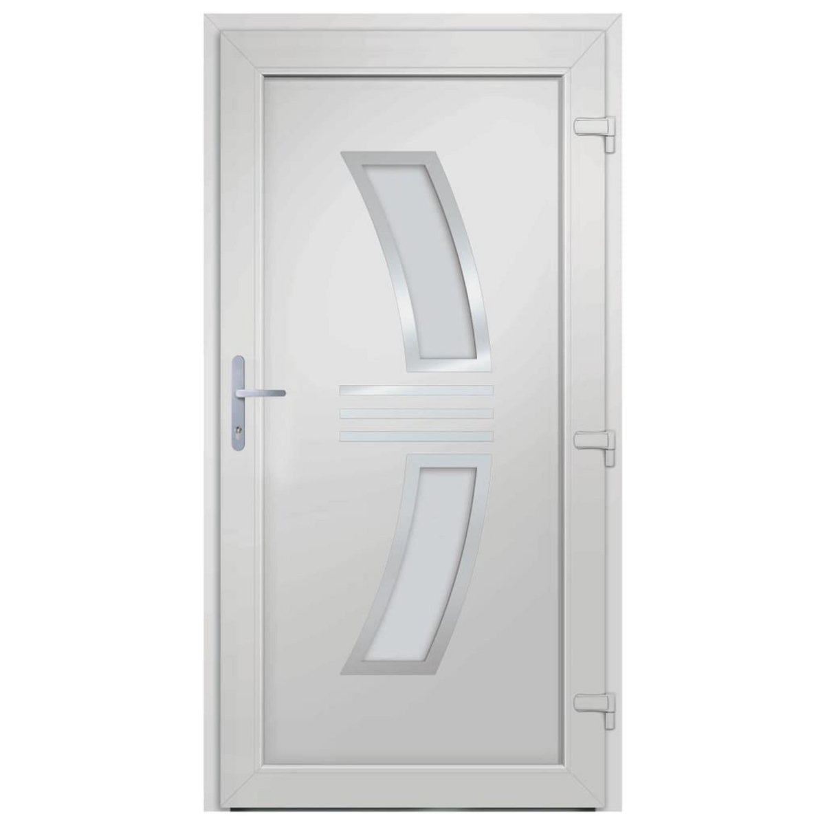VIDAXL Porte d'entree Blanc 98x208 cm PVC