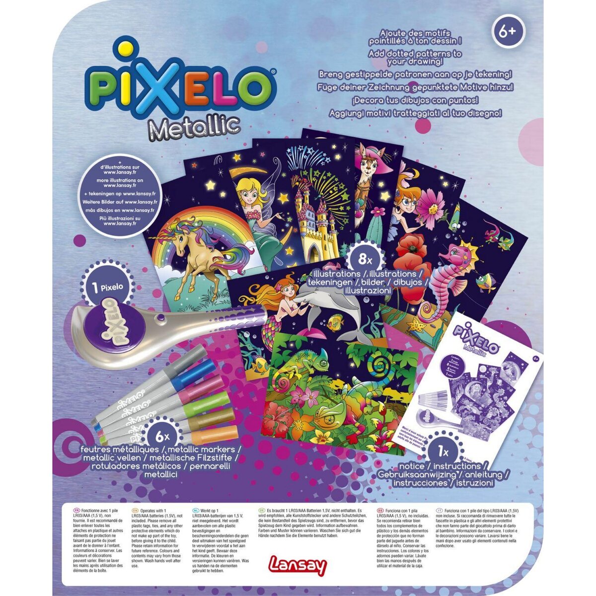 LANSAY Pixelo - Coffret metallic