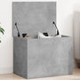 Voir la diapositive 1 : VIDAXL Boîte de rangement gris beton 60x42x46 cm bois d'ingenierie