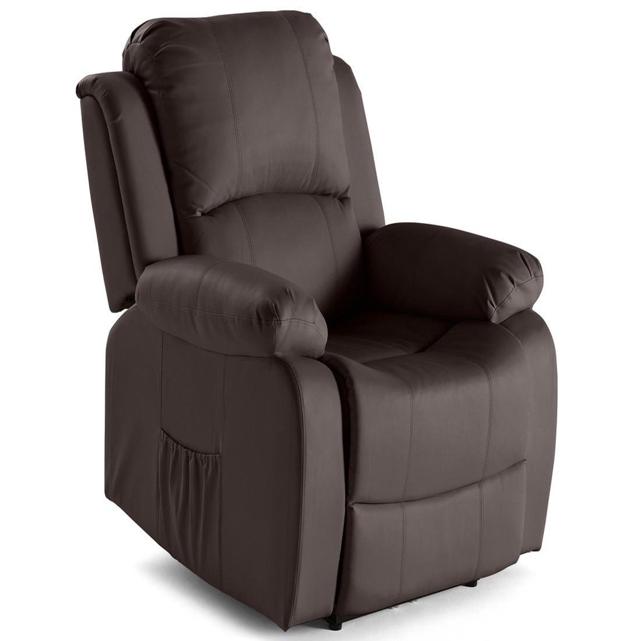 Voir la diapositive 2 : BEST MOBILIER Armand - fauteuil relax électrique en simili