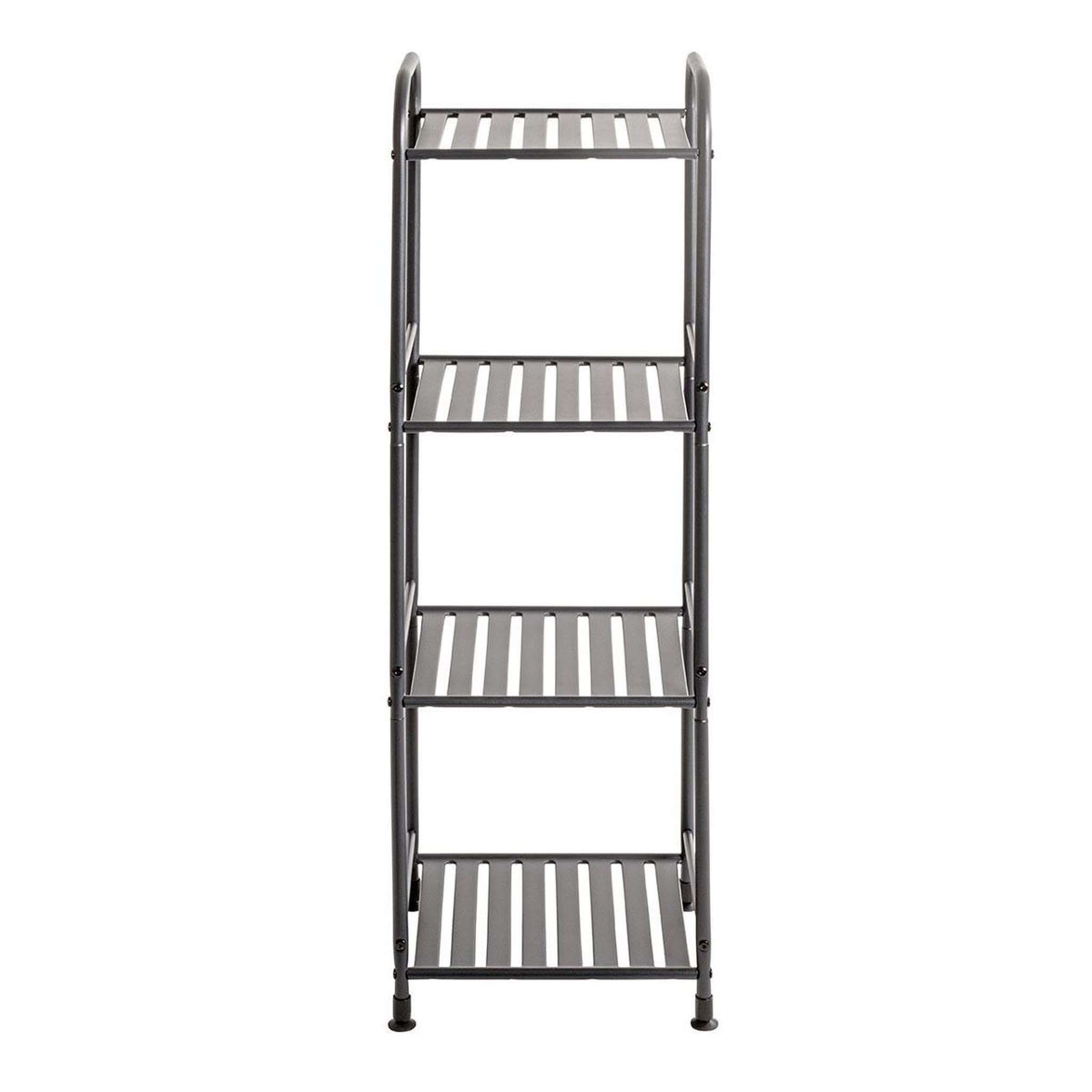 Voir la diapositive 2 : Paris Prix Étagère Design 4 Niveaux  Bonnie  108cm Anthracite