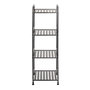 Voir la diapositive 2 : Paris Prix Étagère Design 4 Niveaux  Bonnie  108cm Anthracite