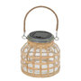 Voir la diapositive 1 : ATMOSPHERA Lanterne Solaire en Verre  Niky  12cm Naturel