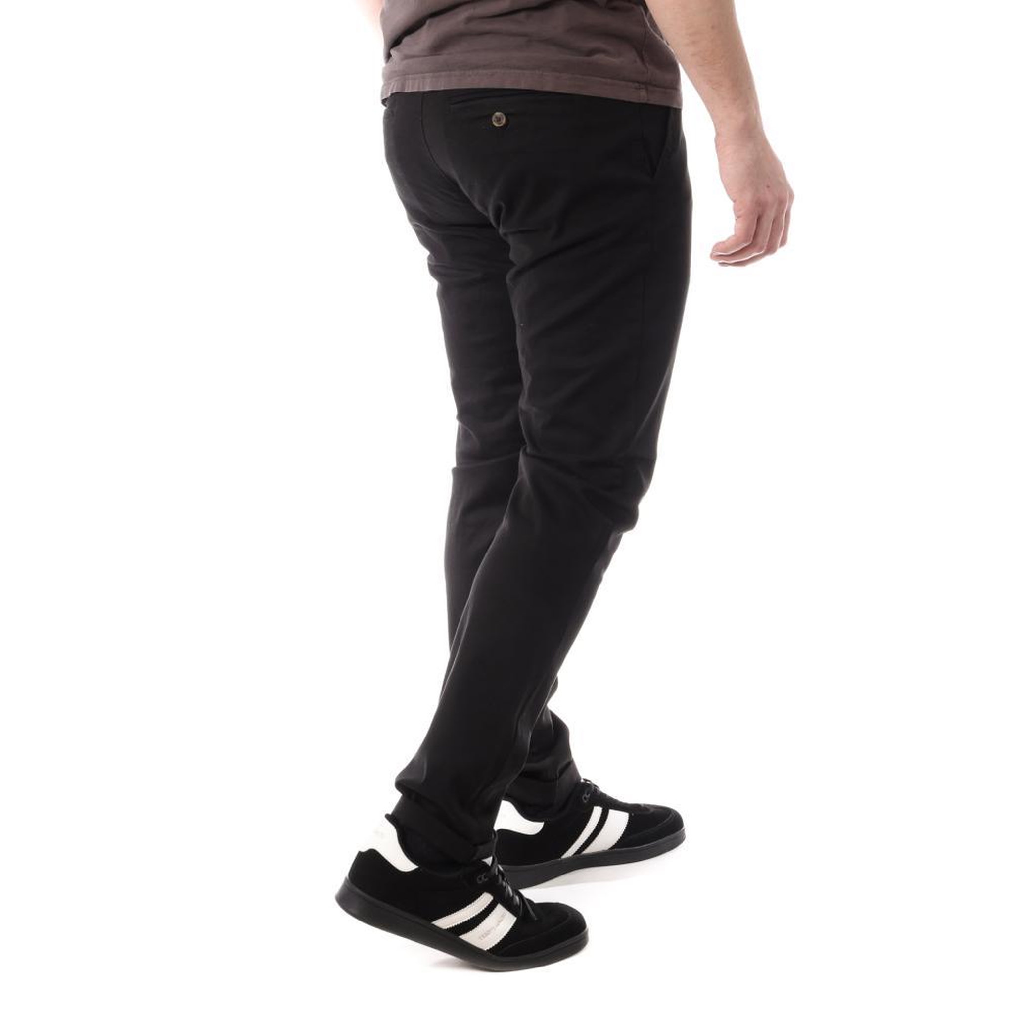 Voir la diapositive 2 : PANAME BROTHERS Chino Noir Homme Paname Brothers Costa