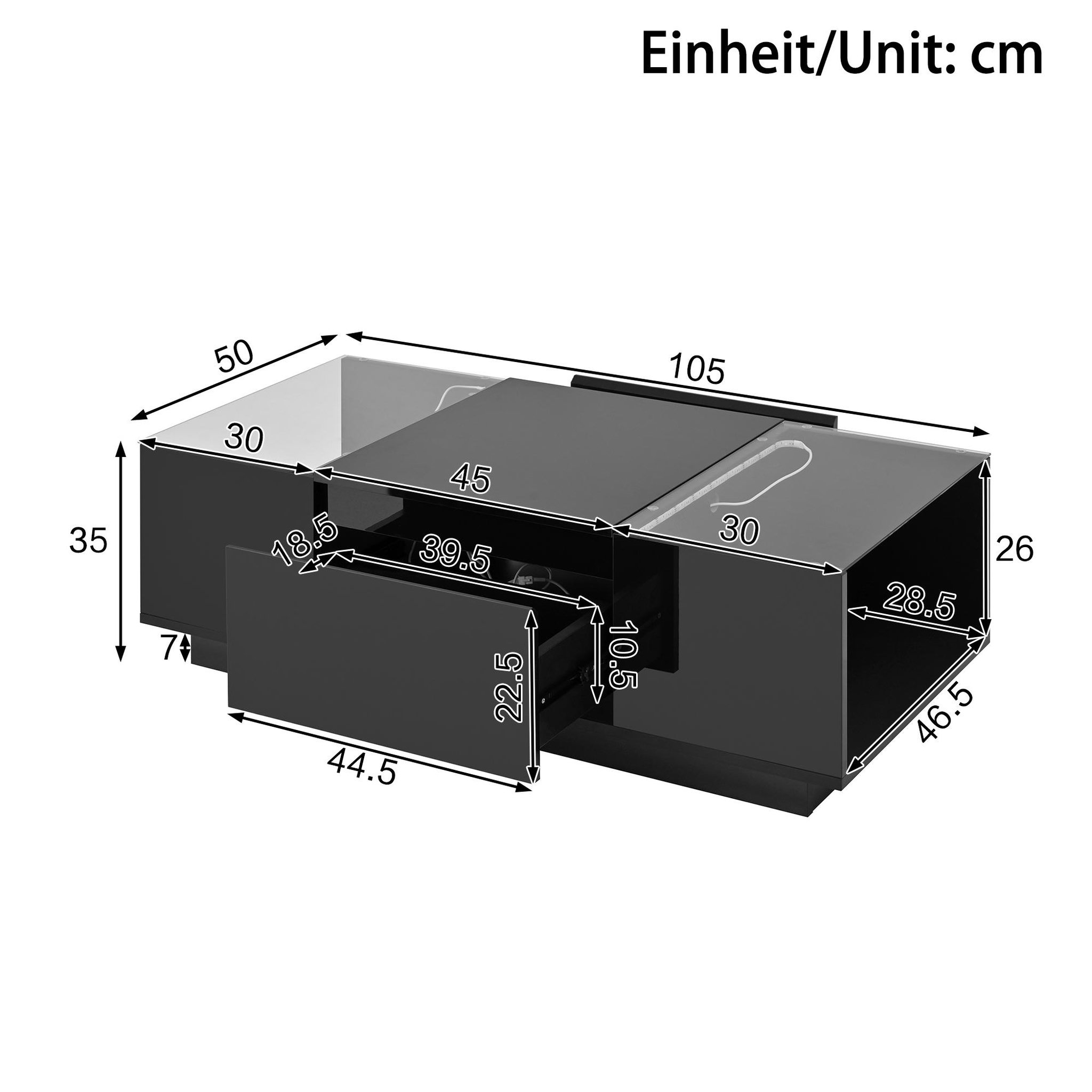 Voir la diapositive 3 : MERAX Table basse