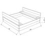 Voir la diapositive 9 : PRAGMA Bac à sable avec bancs -bois-H20cm-Ella