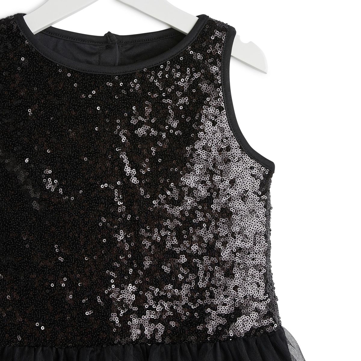 INEXTENSO Robe de fête à sequins avec tulle fille